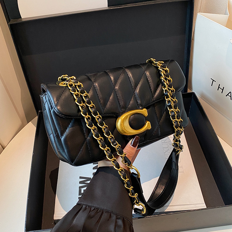 Luxury Bags Goyard - Bolsa de Ombro de Couro Matelassê