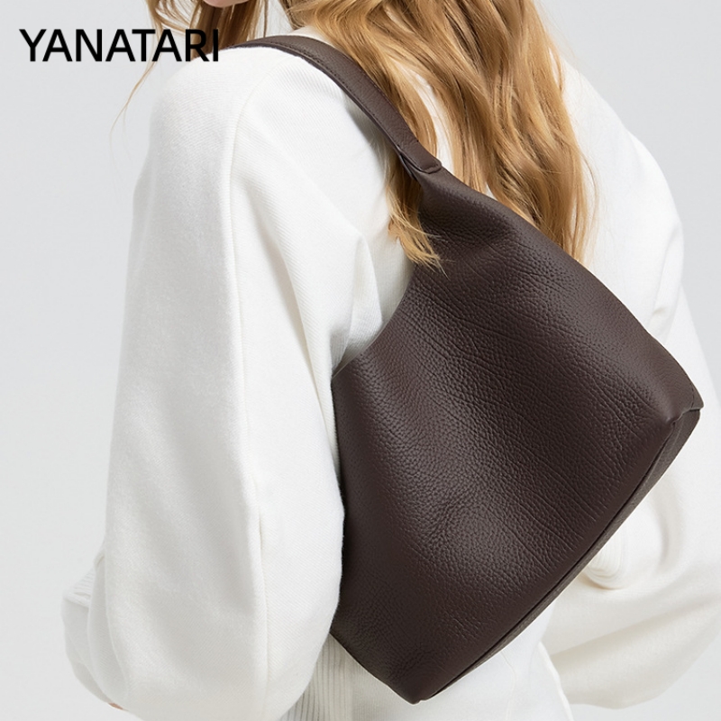 Luxury Bags Wholesale - YANATARI Bolsa transversal de couro genuíno