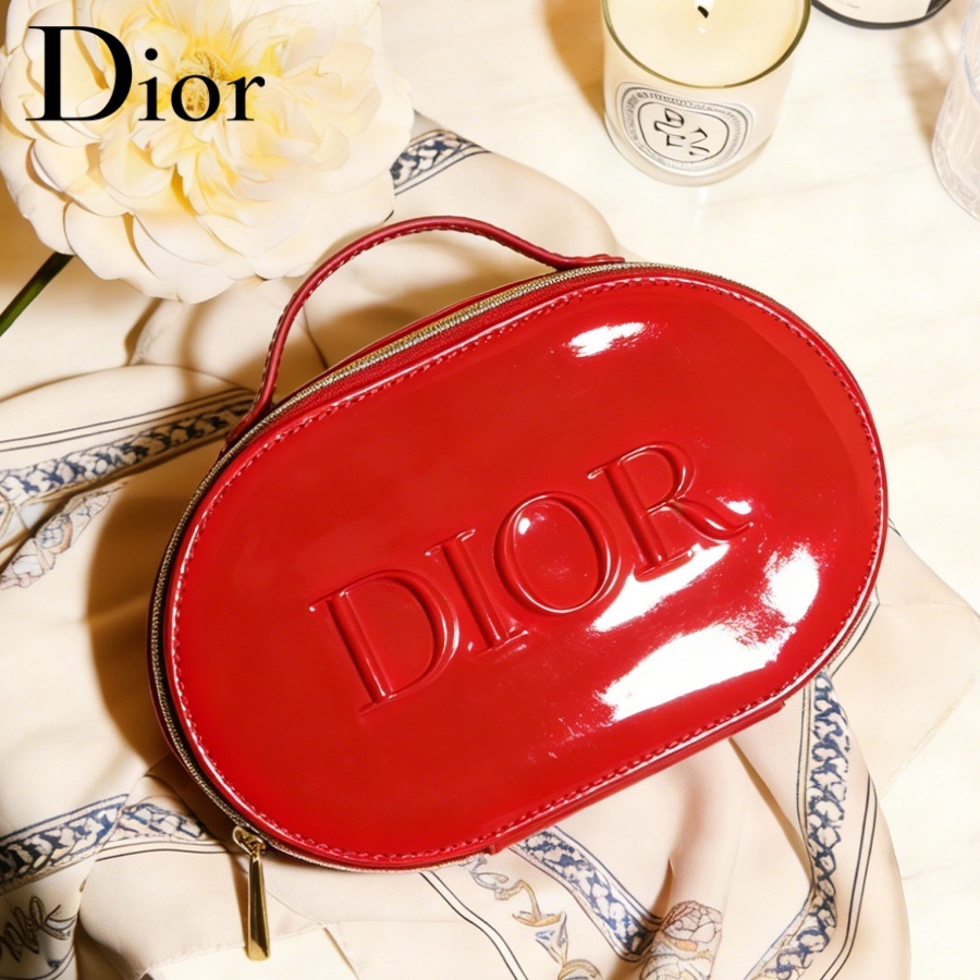 Luxury Bags Dior - Bolsa Dior de Luxo Vermelha Brilhante