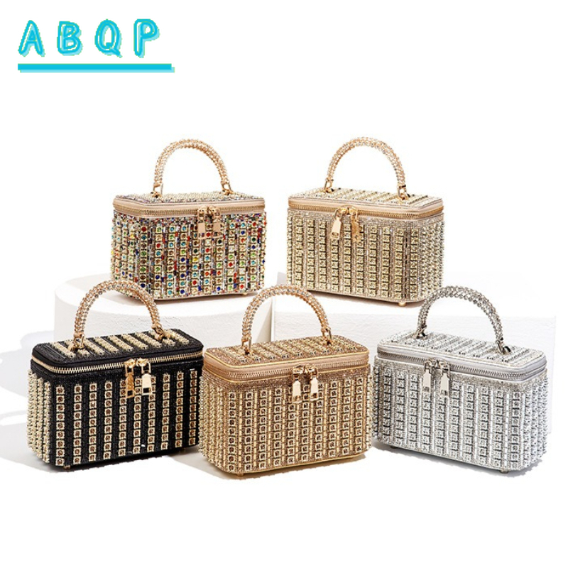 Luxury Bags Shopping - Bolsa de Jantar Feminina com Diamantes,