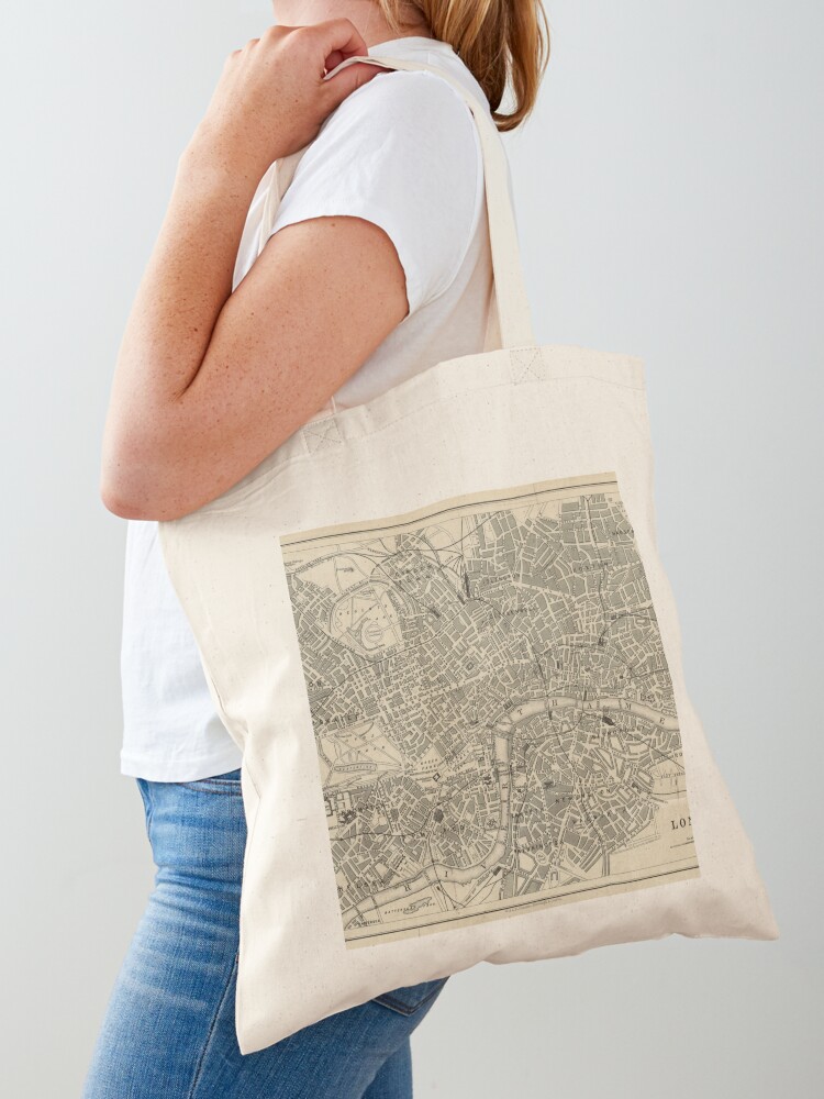 Mapa de Londres (século XIX) B - Luxury Bags London avaliação e preço