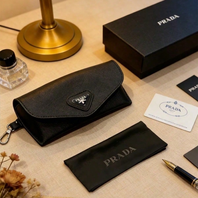 Estojo de Óculos Prada em Cour - Luxury Bags Logo avaliação e preço