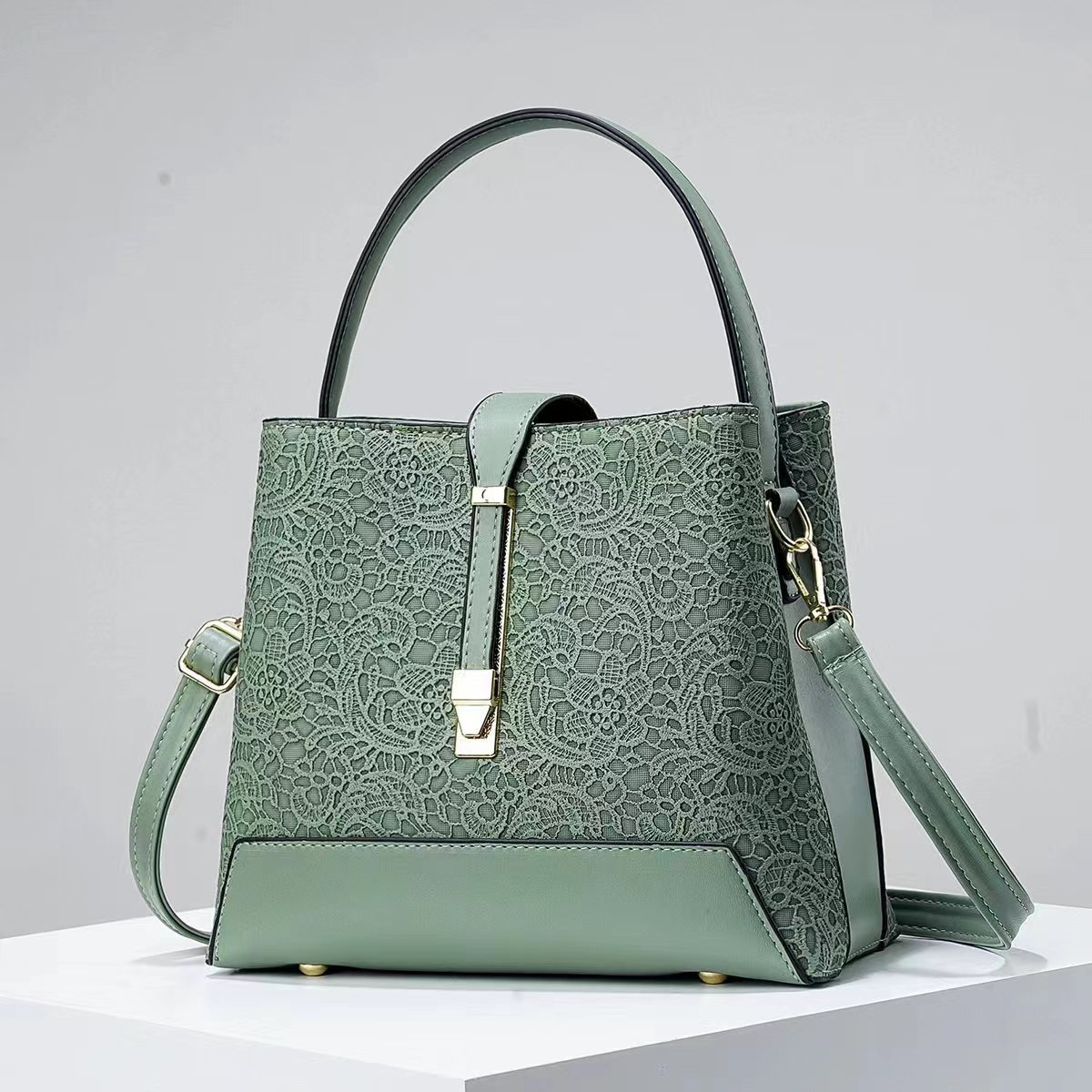 Novo luxo sacola de couro eleg - Luxury Bags Tote avaliação e preço