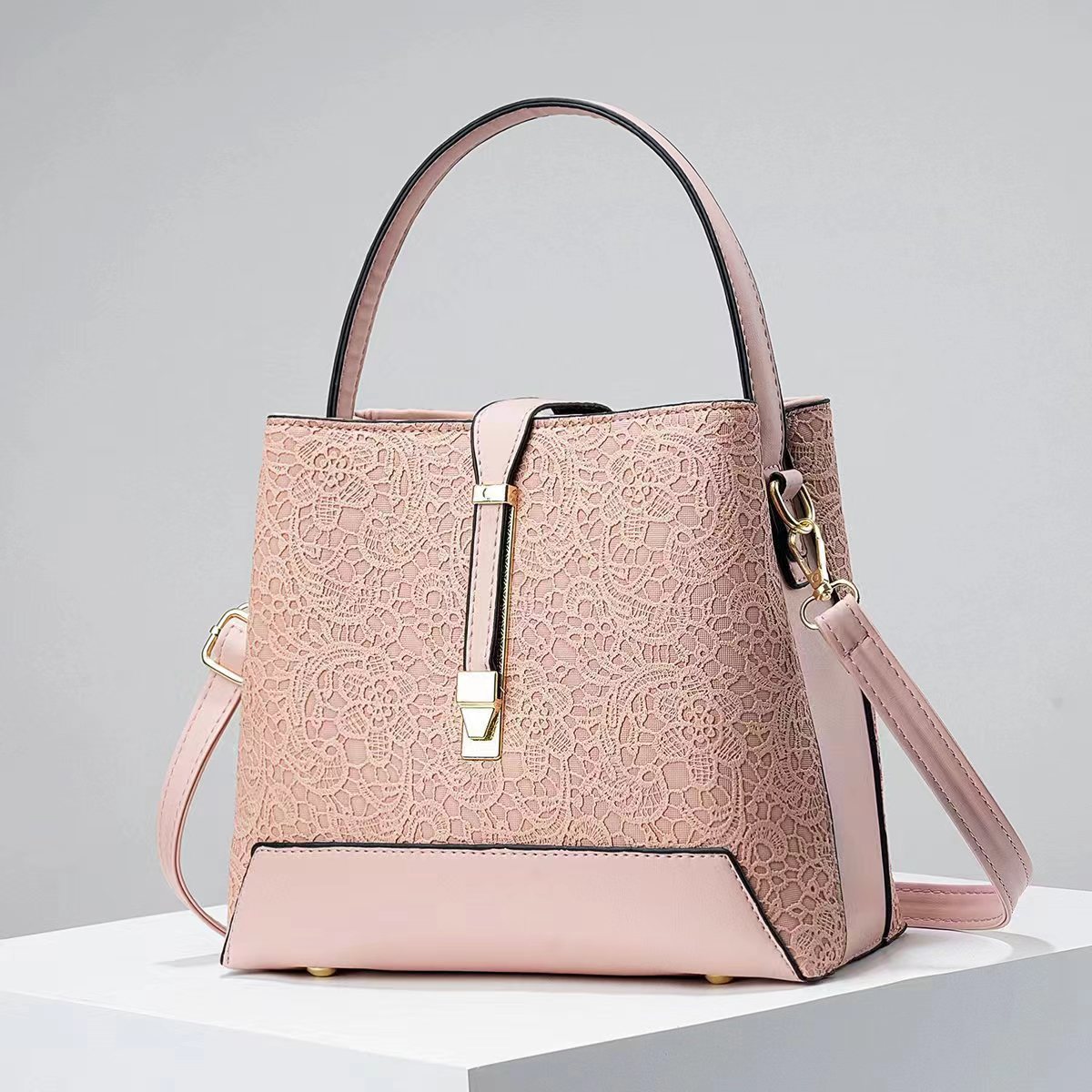 Novo luxo sacola de couro eleg - Luxury Bags Tote avaliação e preço