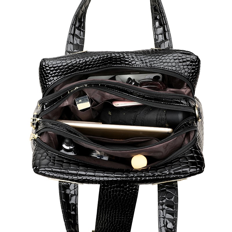 Bolsa de Luxo com Padrão de Cr - Luxury Bags With Zipper avaliação e preço