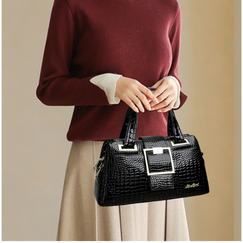 Bolsa de Luxo com Padrão de Cr - Luxury Bags With Zipper avaliação e preço