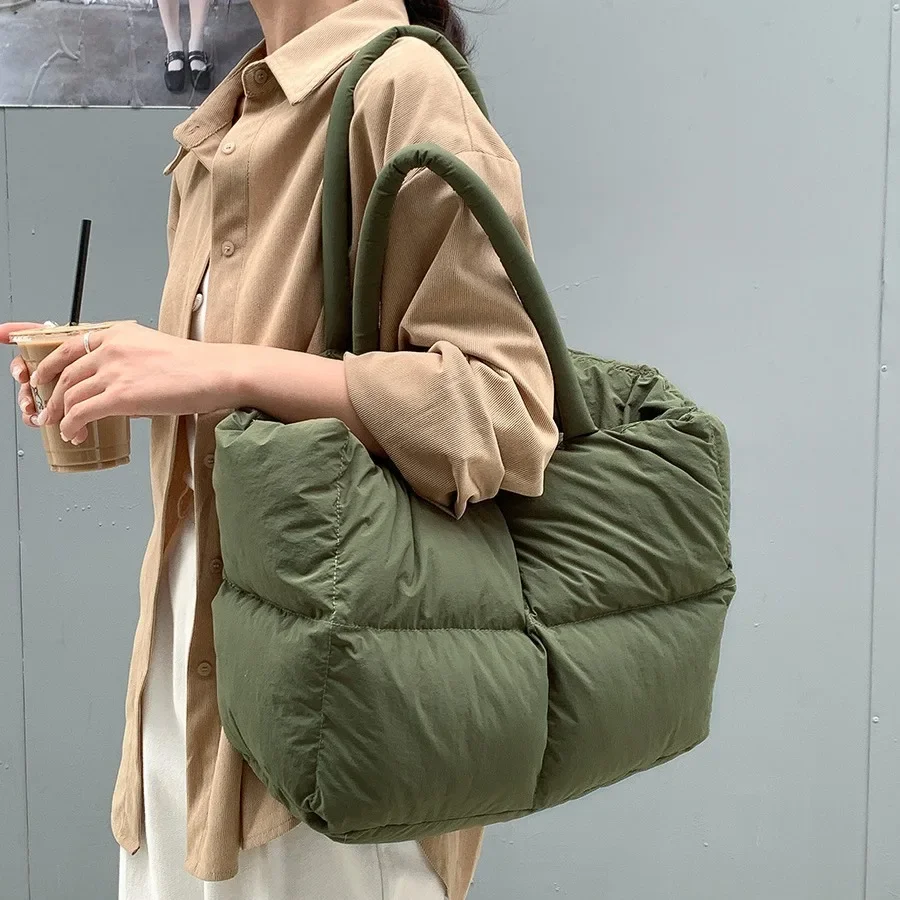 Bolsa tote acolchoada de algod - Luxury Bags Tote avaliação e preço