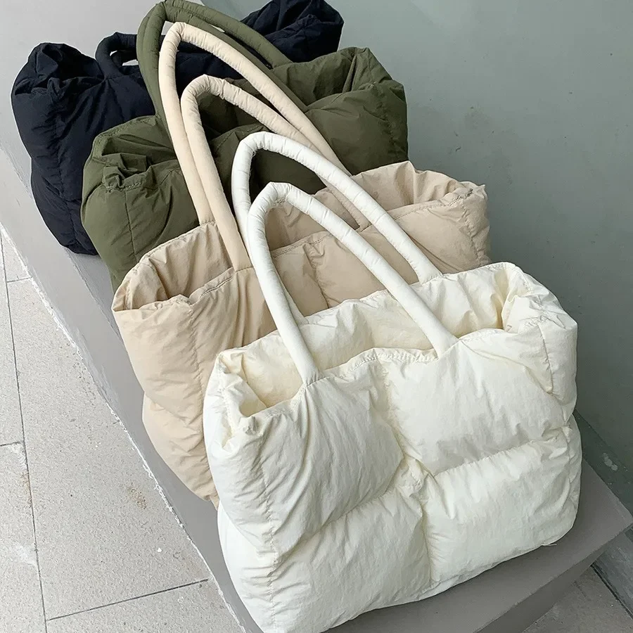 Bolsa tote acolchoada de algod - Luxury Bags Tote avaliação e preço