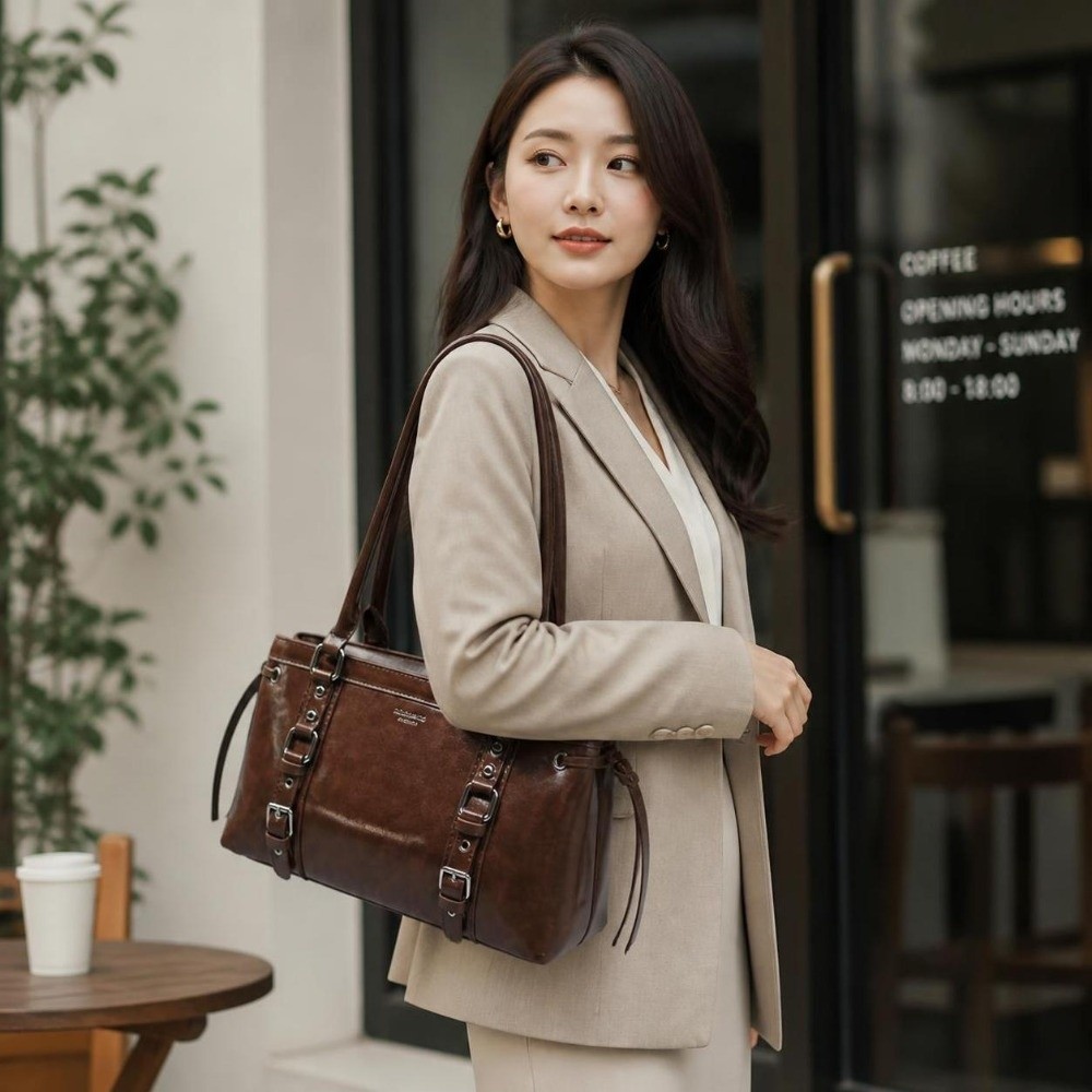 Bolsa Feminina Estruturada Dur - Structured Handbag Top Handle avaliação e preço