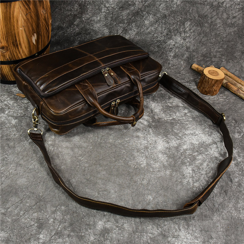 Bolsa De Couro Genuíno De Luxo - Luxury Bags With Zipper avaliação e preço