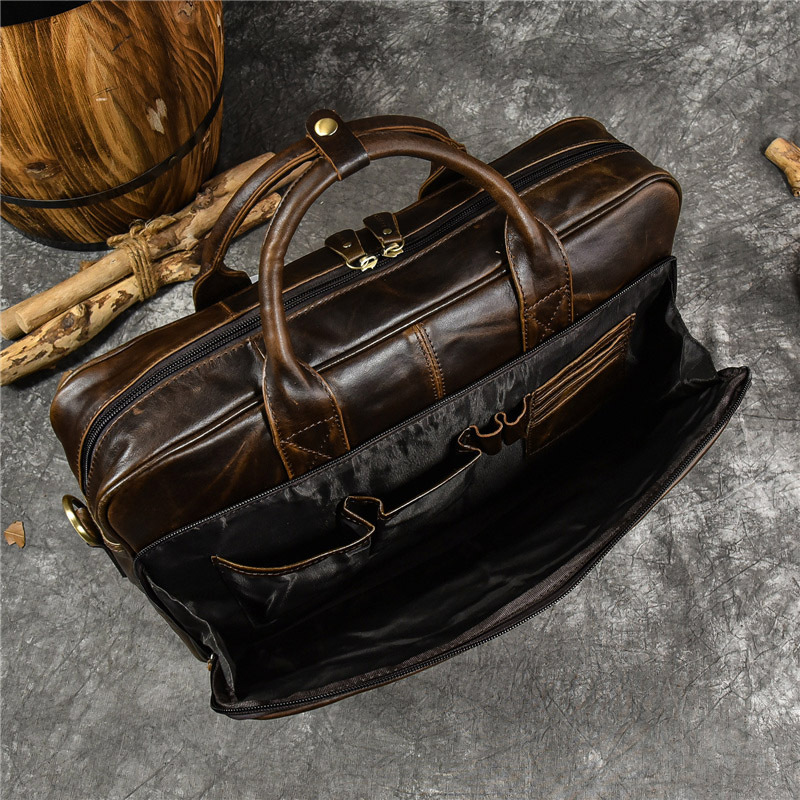 Bolsa De Couro Genuíno De Luxo - Luxury Bags With Zipper avaliação e preço