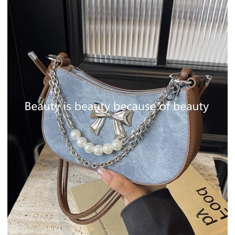 Bolsa de Ombro Leve com Laço d - Luxury Bags China Wholesale avaliação e preço