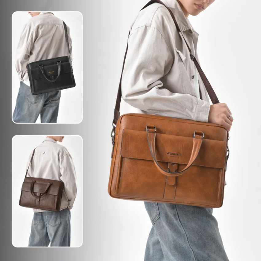 Nova bolsa masculina retrô par - Luxury Bags Tote avaliação e preço