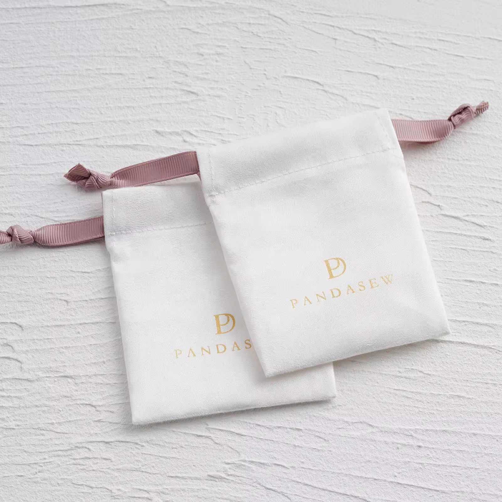 Saco de Joias de Luxo em Suede - Luxury Bags Logo avaliação e preço
