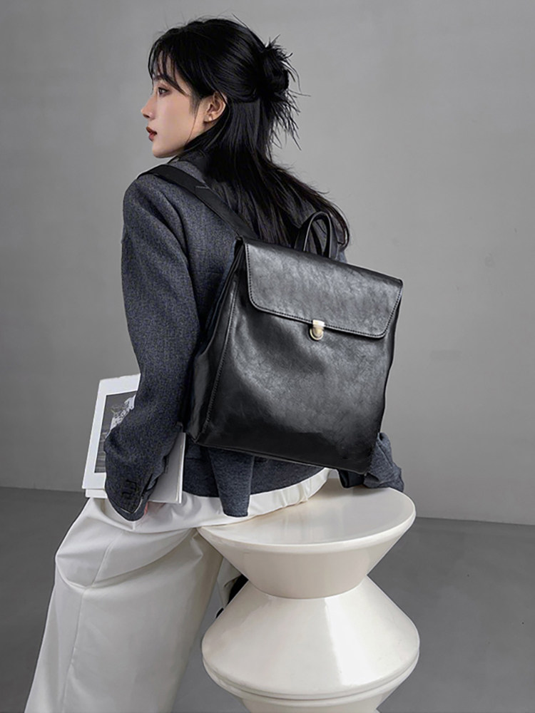 Mochila de couro genuíno de ma - Luxury Bags Brand avaliação e preço