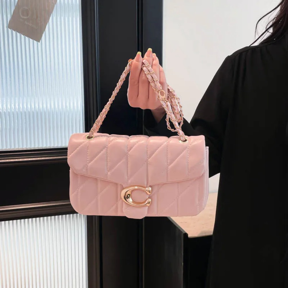 Bolsa de Mão Pequena Estilo Fr - Luxury Bags Logo avaliação e preço