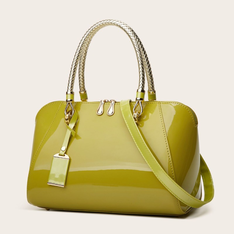 Nova Bolsa Boston Feminina de  - Structured Handbag Top Handle avaliação e preço