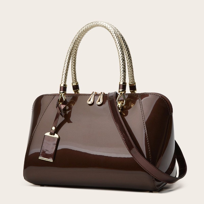 Nova Bolsa Boston Feminina de  - Structured Handbag Top Handle avaliação e preço